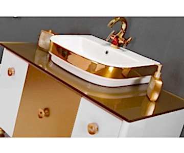 Güralvit Lavabolu Banyo Dolabı